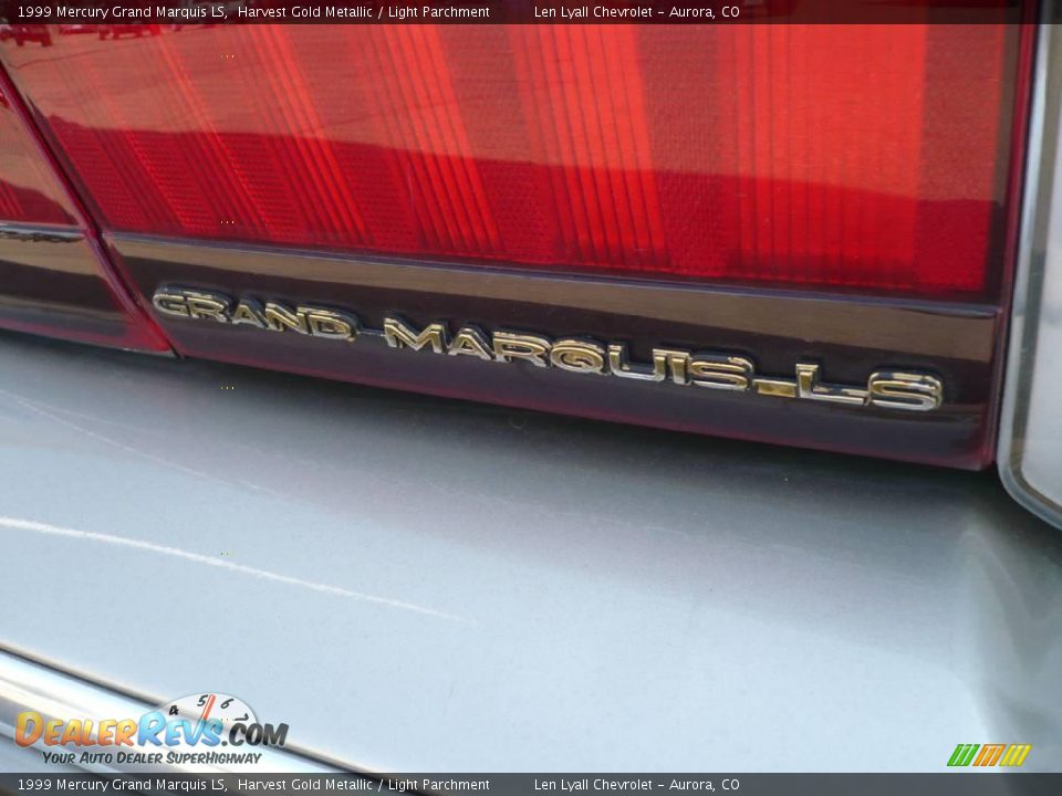 1999 Mercury Grand Marquis LS Harvest Gold Metallic / Light Parchment Photo #13