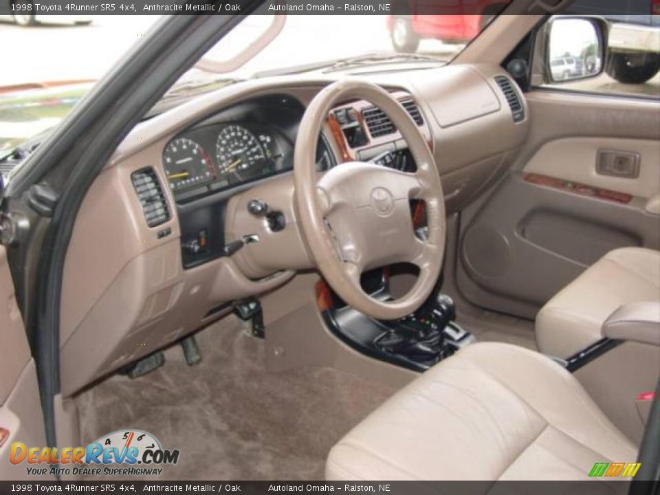 1998 Toyota 4Runner SR5 4x4 Anthracite Metallic / Oak Photo #2