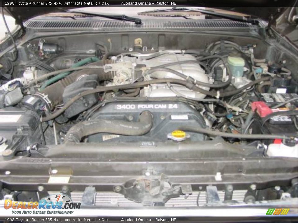 1998 Toyota 4Runner SR5 4x4 Anthracite Metallic / Oak Photo #8