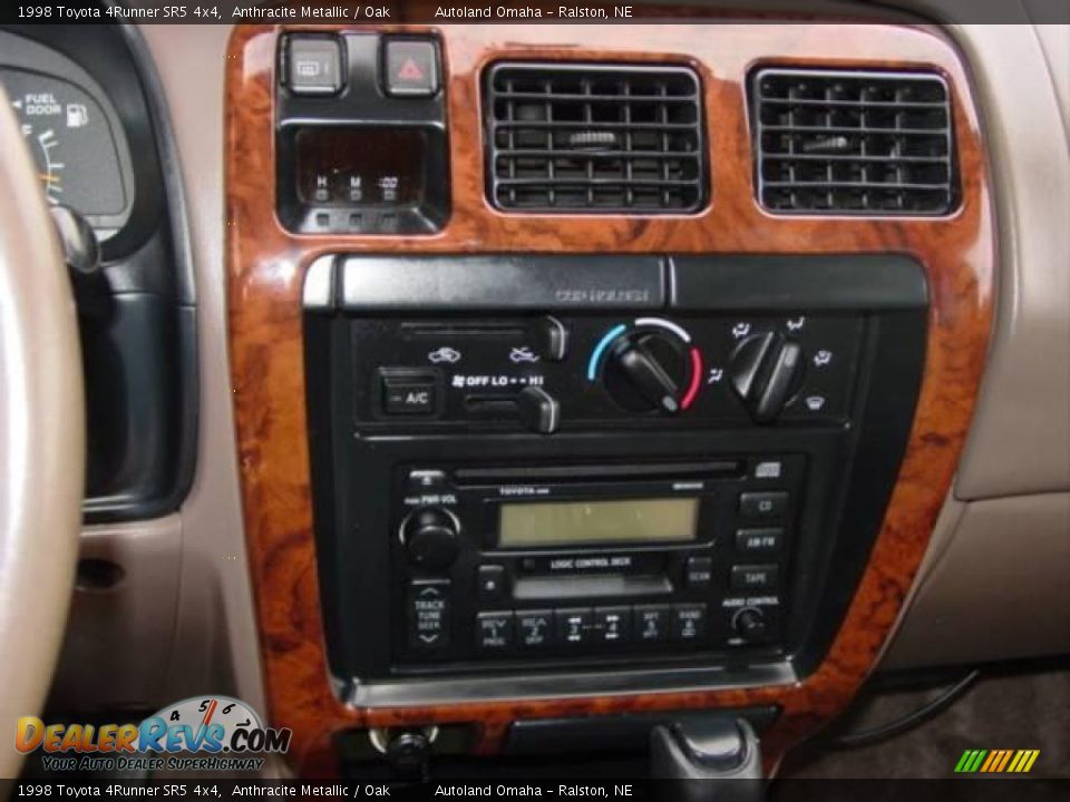 1998 Toyota 4Runner SR5 4x4 Anthracite Metallic / Oak Photo #13