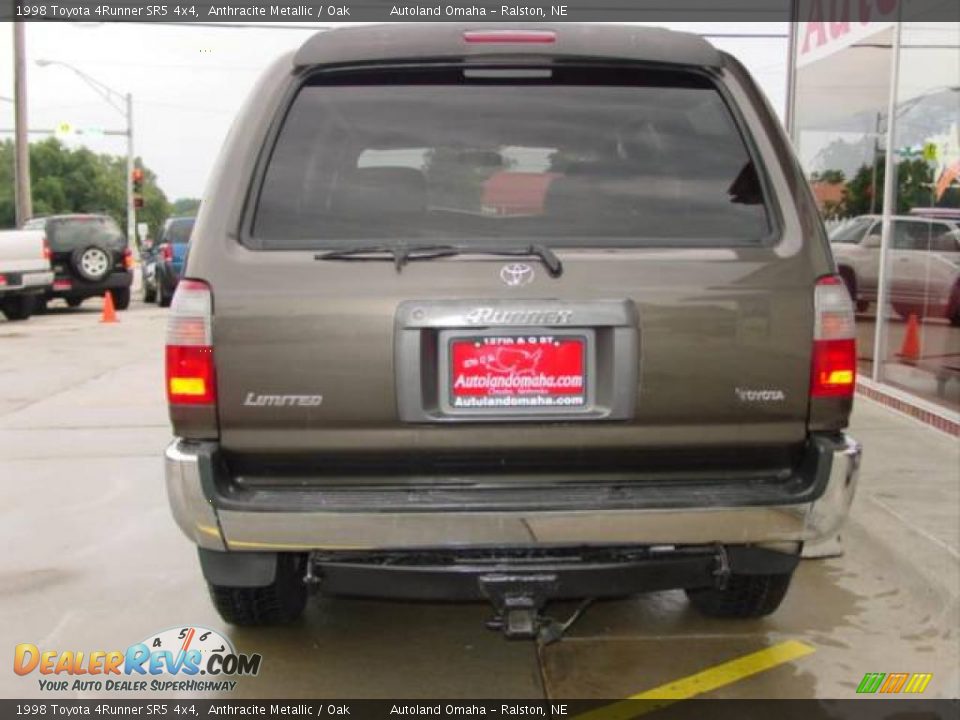 1998 Toyota 4Runner SR5 4x4 Anthracite Metallic / Oak Photo #17