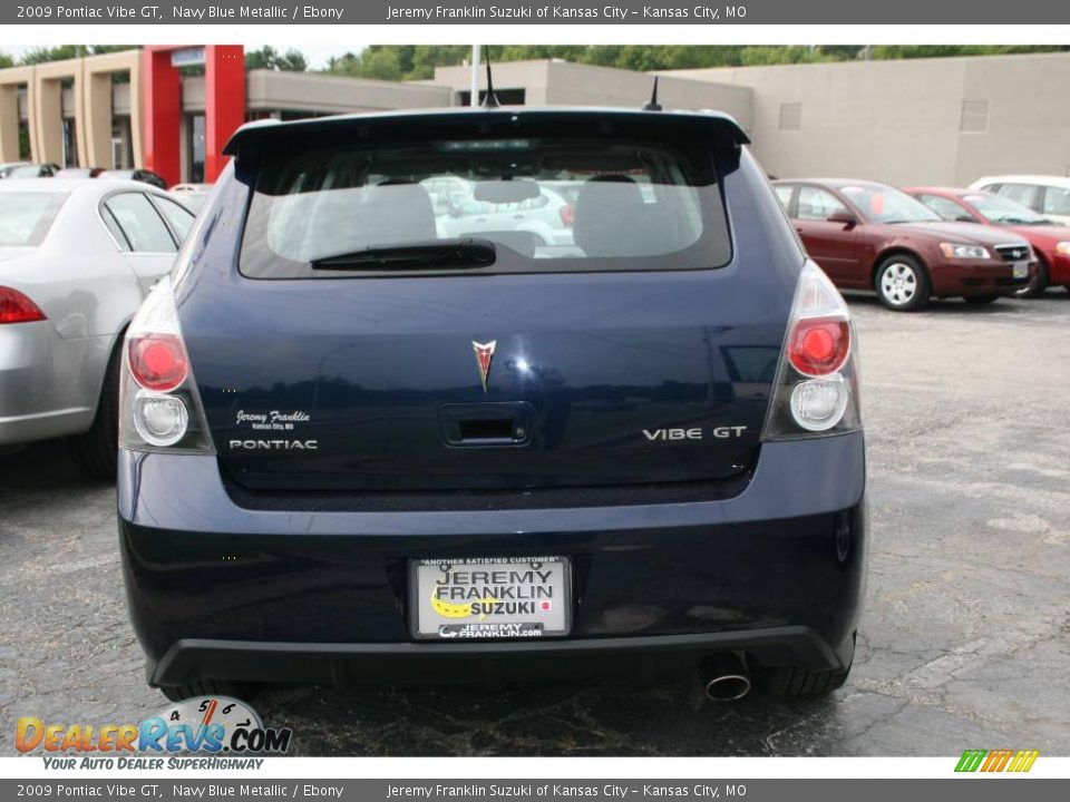 2009 Pontiac Vibe GT Navy Blue Metallic / Ebony Photo #5