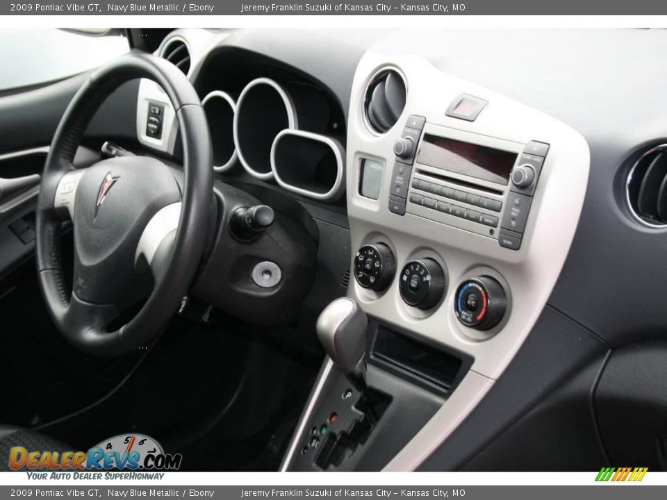 2009 Pontiac Vibe GT Navy Blue Metallic / Ebony Photo #7