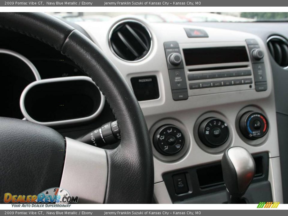2009 Pontiac Vibe GT Navy Blue Metallic / Ebony Photo #8