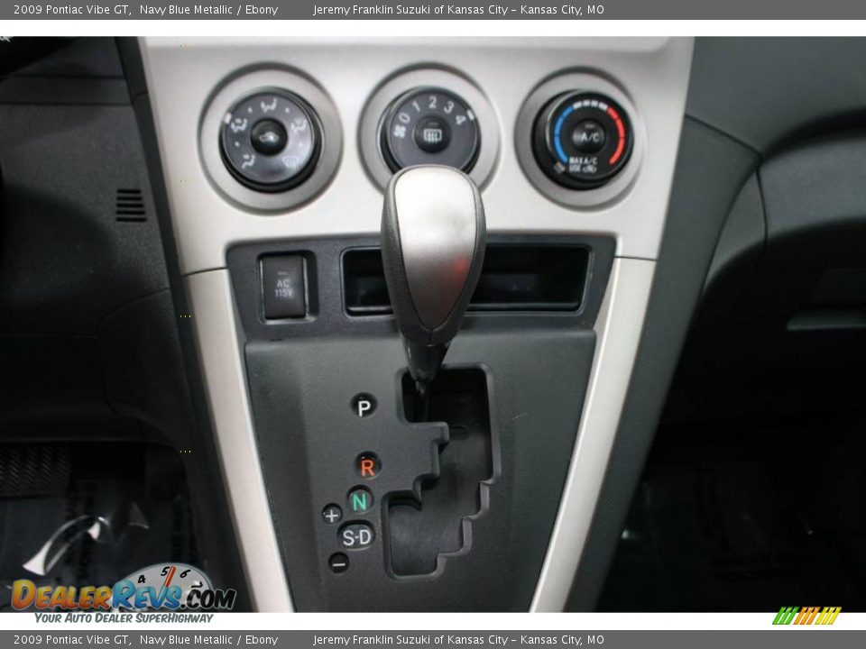 2009 Pontiac Vibe GT Navy Blue Metallic / Ebony Photo #9