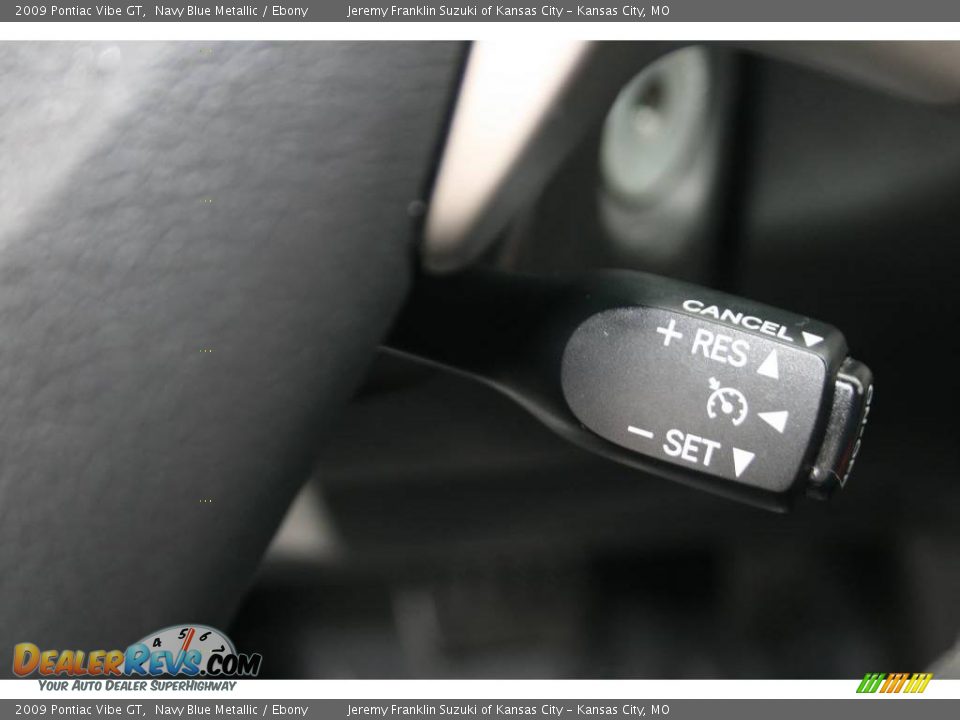 2009 Pontiac Vibe GT Navy Blue Metallic / Ebony Photo #10