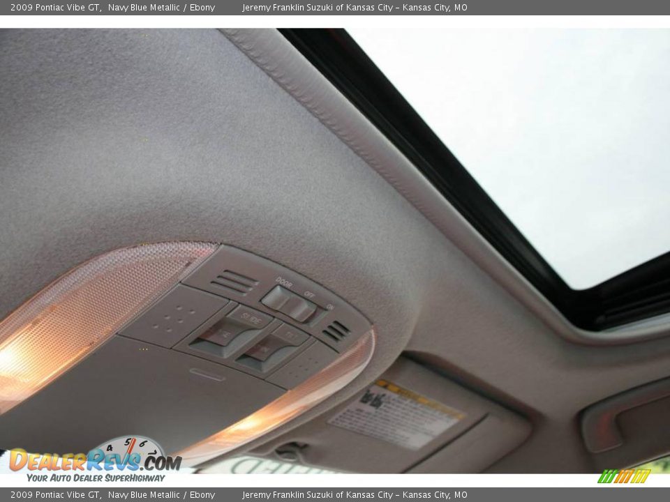 2009 Pontiac Vibe GT Navy Blue Metallic / Ebony Photo #11