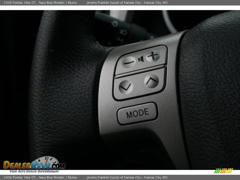 2009 Pontiac Vibe GT Navy Blue Metallic / Ebony Photo #13