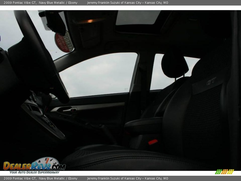 2009 Pontiac Vibe GT Navy Blue Metallic / Ebony Photo #17
