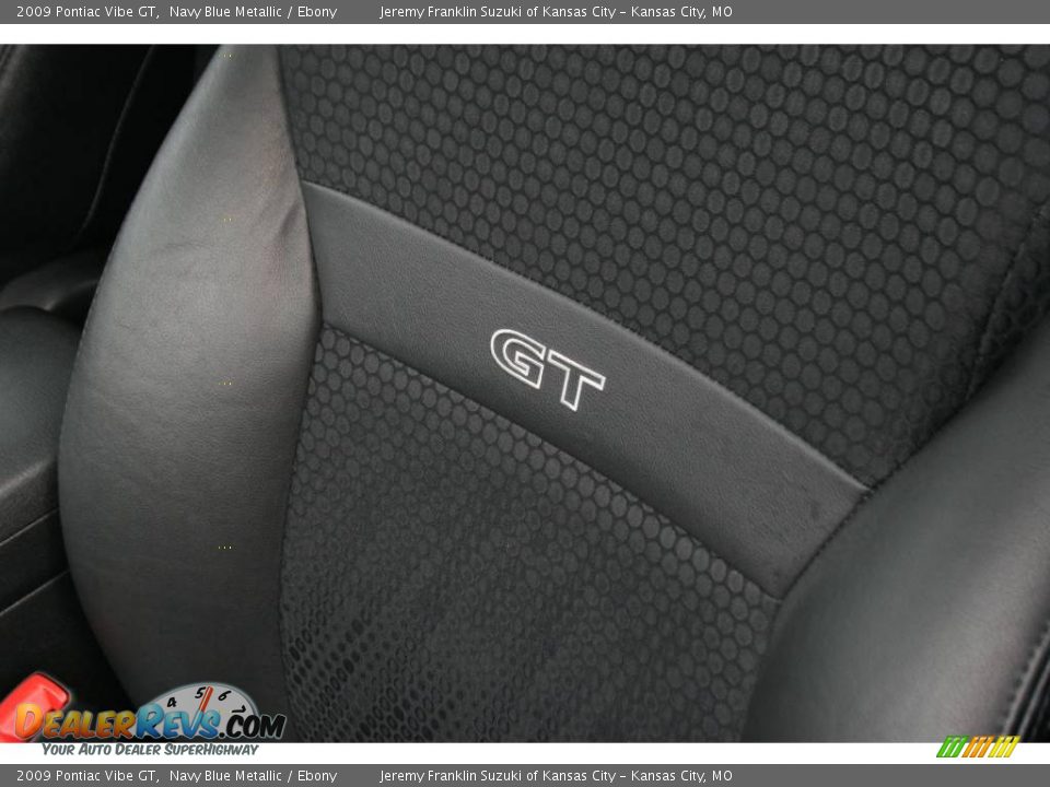 2009 Pontiac Vibe GT Navy Blue Metallic / Ebony Photo #18