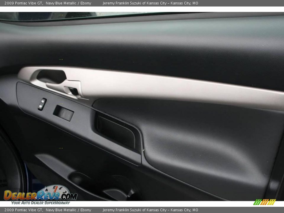 2009 Pontiac Vibe GT Navy Blue Metallic / Ebony Photo #27