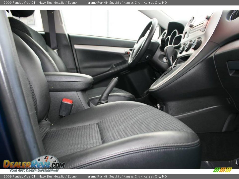 2009 Pontiac Vibe GT Navy Blue Metallic / Ebony Photo #29