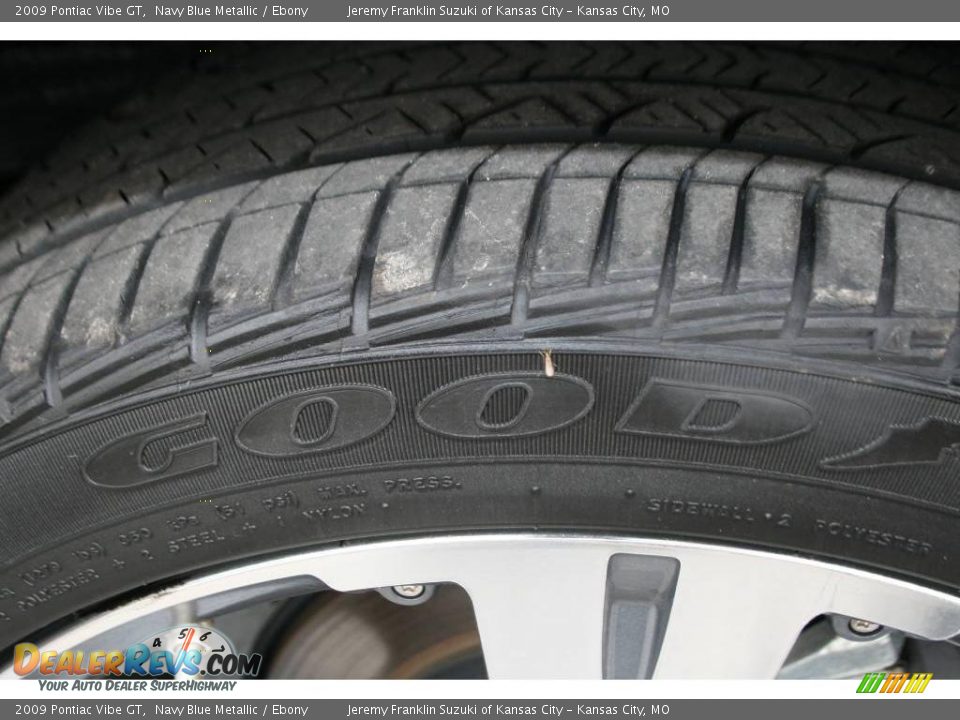 2009 Pontiac Vibe GT Navy Blue Metallic / Ebony Photo #30