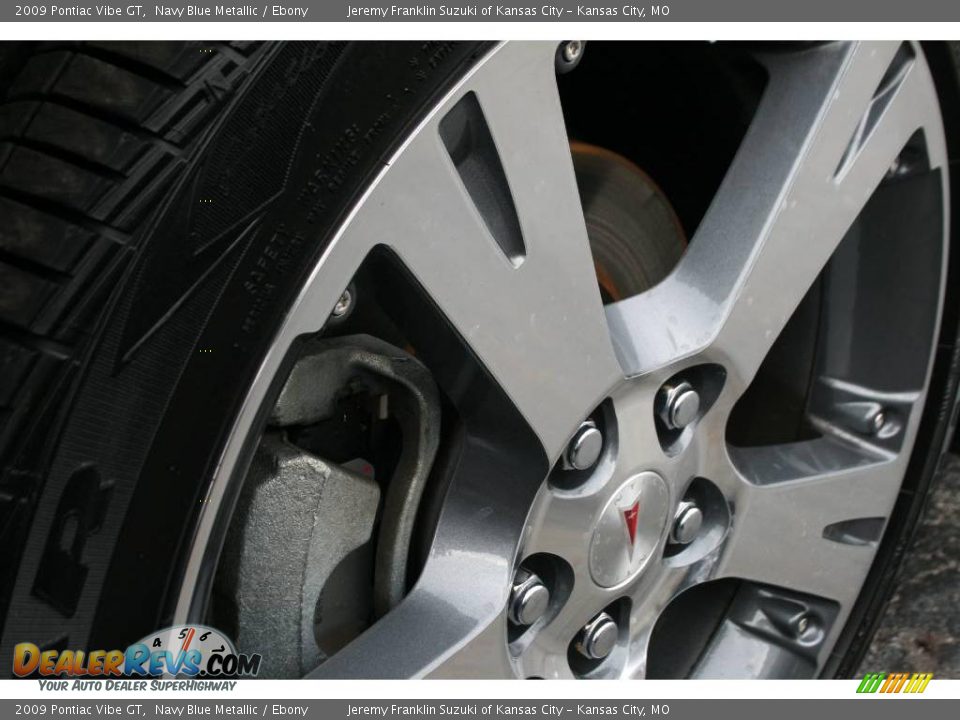 2009 Pontiac Vibe GT Navy Blue Metallic / Ebony Photo #31