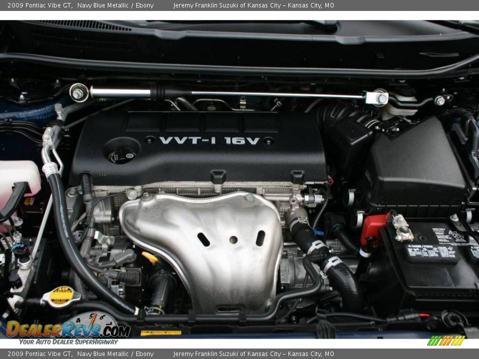 2009 Pontiac Vibe GT Navy Blue Metallic / Ebony Photo #32