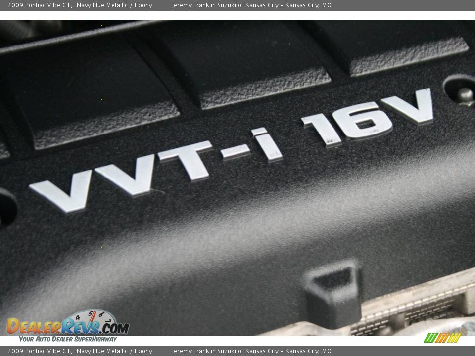 2009 Pontiac Vibe GT Navy Blue Metallic / Ebony Photo #33