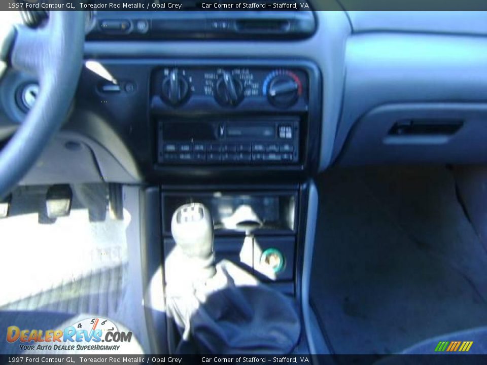 1997 Ford Contour GL Toreador Red Metallic / Opal Grey Photo #17