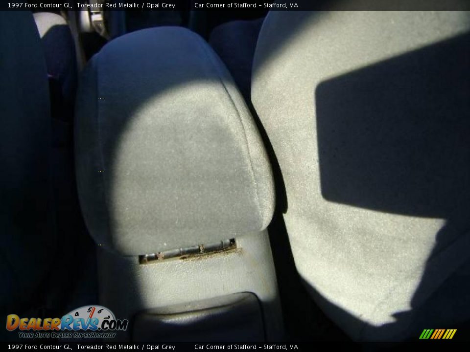 1997 Ford Contour GL Toreador Red Metallic / Opal Grey Photo #19