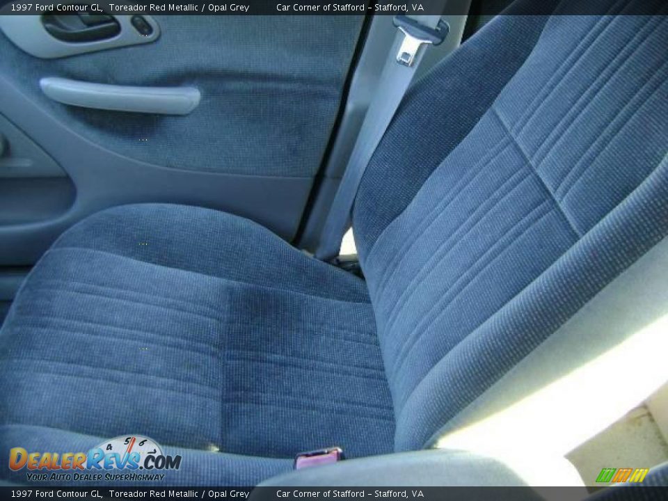 1997 Ford Contour GL Toreador Red Metallic / Opal Grey Photo #20