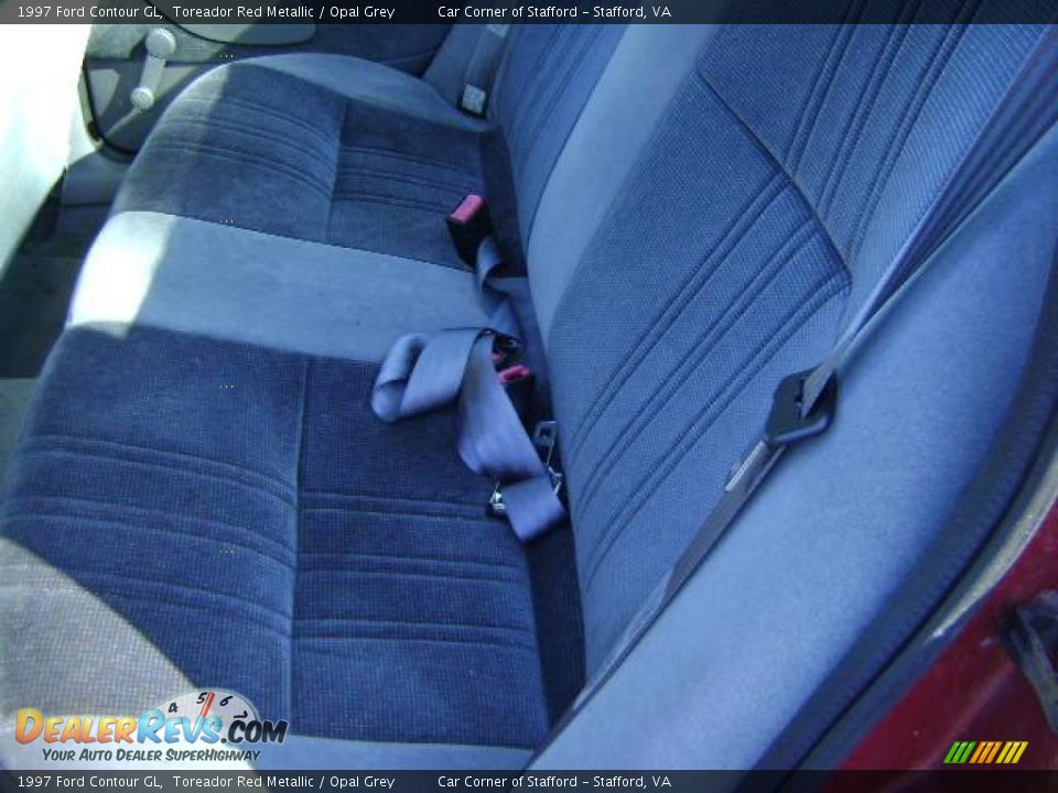 1997 Ford Contour GL Toreador Red Metallic / Opal Grey Photo #23