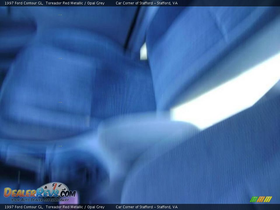 1997 Ford Contour GL Toreador Red Metallic / Opal Grey Photo #24
