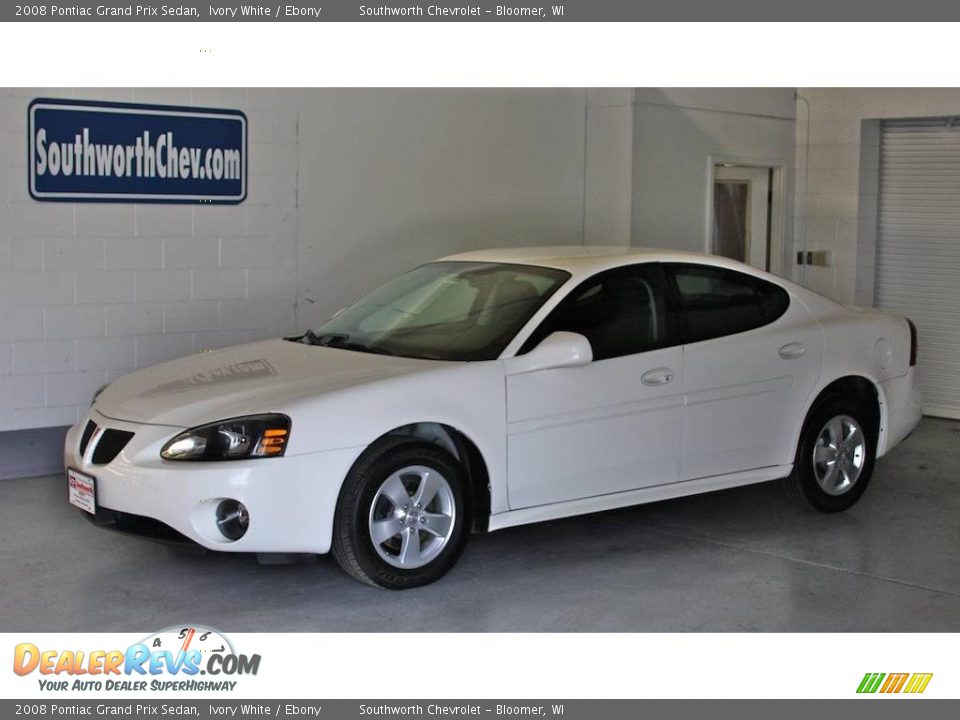 2008 Pontiac Grand Prix Sedan Ivory White / Ebony Photo #1