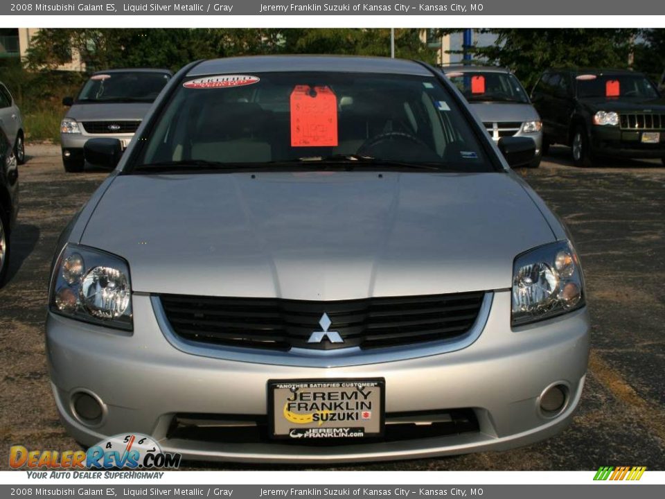 2008 Mitsubishi Galant ES Liquid Silver Metallic / Gray Photo #2