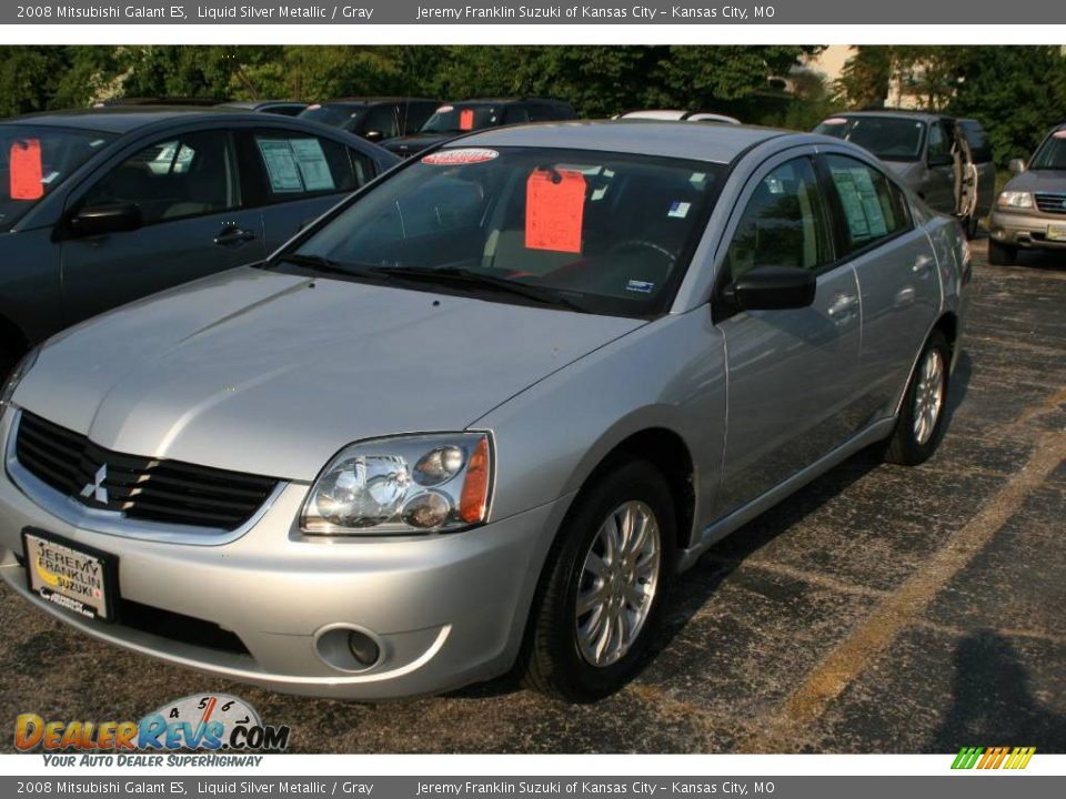 2008 Mitsubishi Galant ES Liquid Silver Metallic / Gray Photo #3