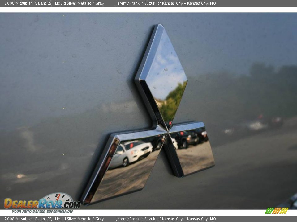 2008 Mitsubishi Galant ES Liquid Silver Metallic / Gray Photo #8