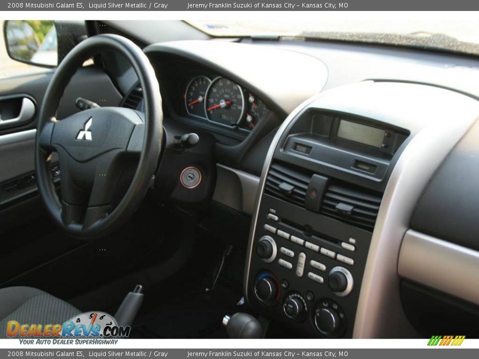 2008 Mitsubishi Galant ES Liquid Silver Metallic / Gray Photo #10