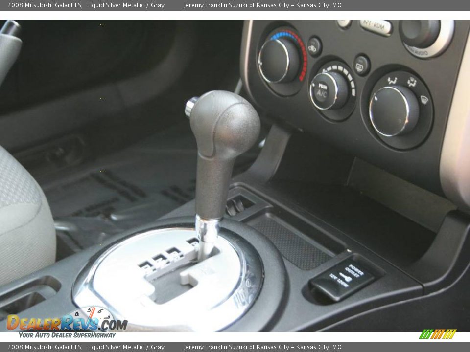 2008 Mitsubishi Galant ES Liquid Silver Metallic / Gray Photo #11