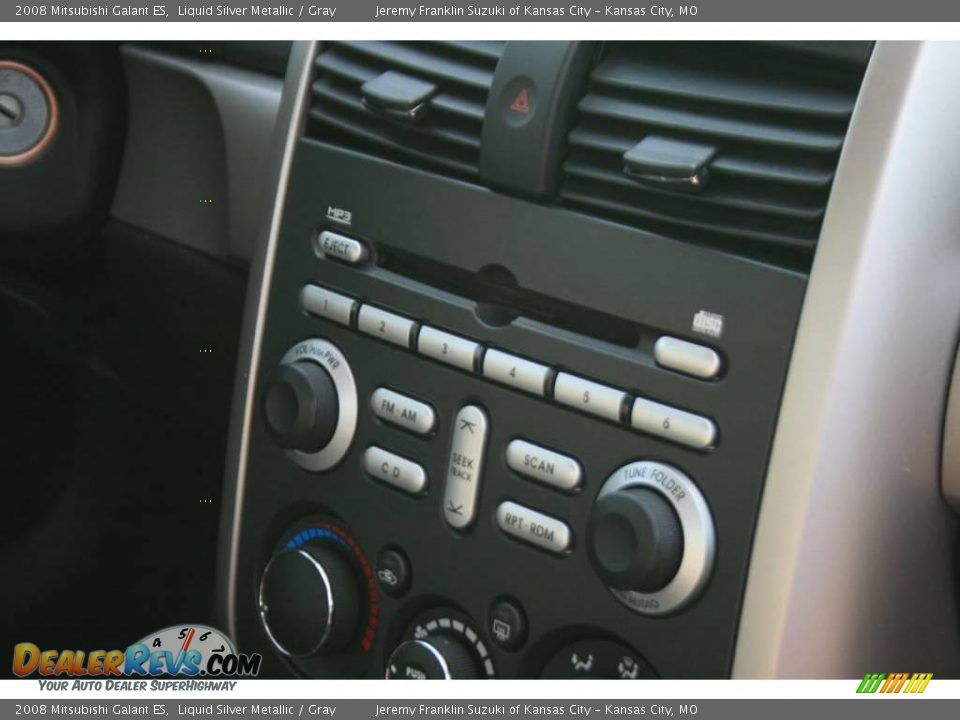 2008 Mitsubishi Galant ES Liquid Silver Metallic / Gray Photo #12