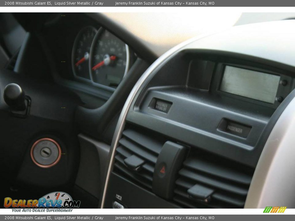 2008 Mitsubishi Galant ES Liquid Silver Metallic / Gray Photo #13
