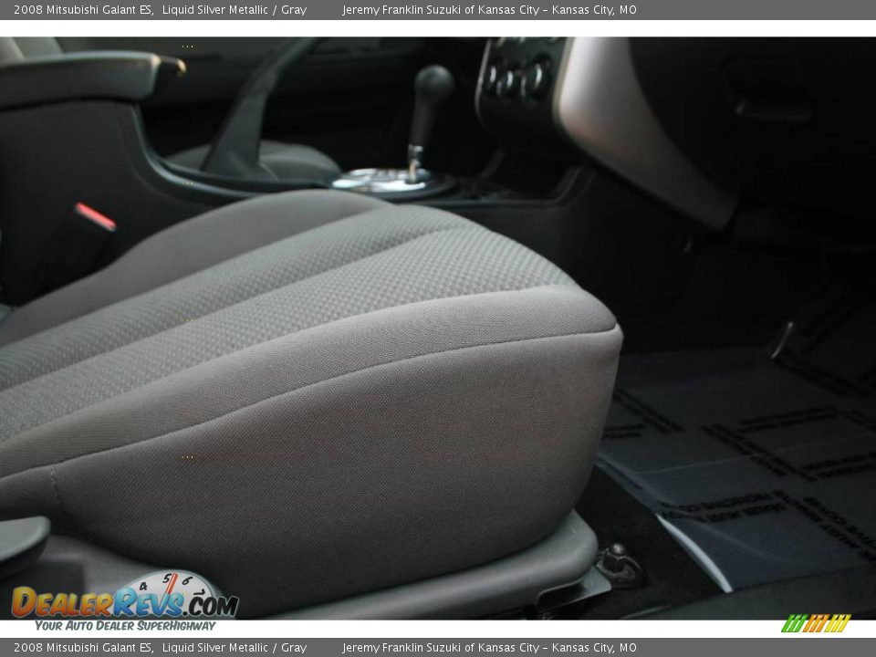 2008 Mitsubishi Galant ES Liquid Silver Metallic / Gray Photo #14