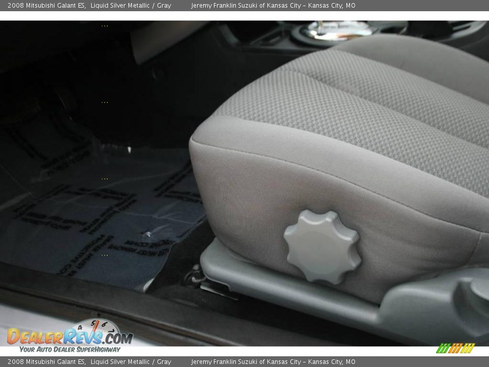 2008 Mitsubishi Galant ES Liquid Silver Metallic / Gray Photo #15