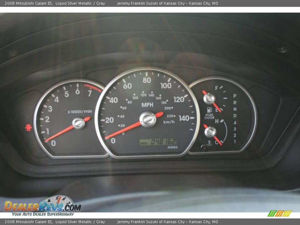 2008 Mitsubishi Galant ES Liquid Silver Metallic / Gray Photo #17