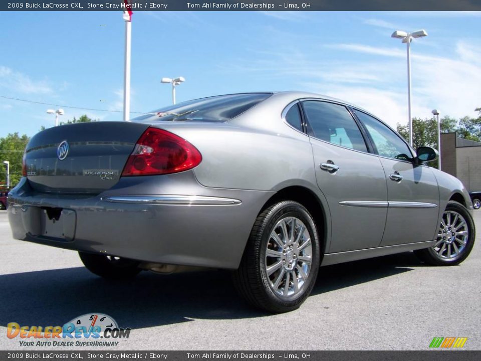 2009 Buick LaCrosse CXL Stone Gray Metallic / Ebony Photo #7