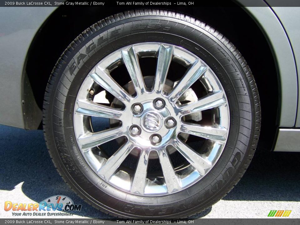 2009 Buick LaCrosse CXL Stone Gray Metallic / Ebony Photo #8