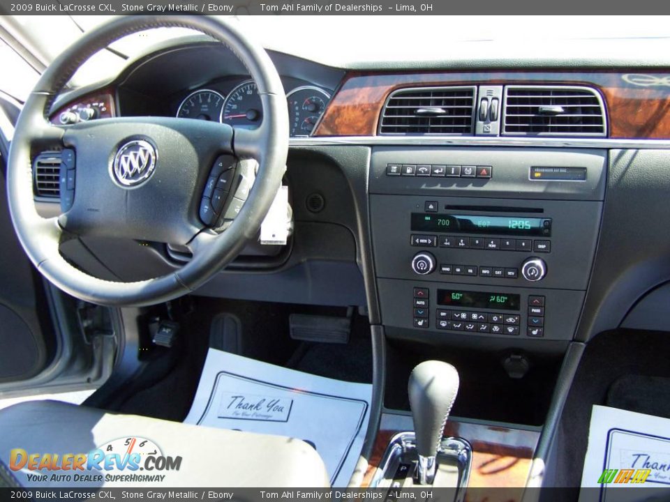 2009 Buick LaCrosse CXL Stone Gray Metallic / Ebony Photo #13