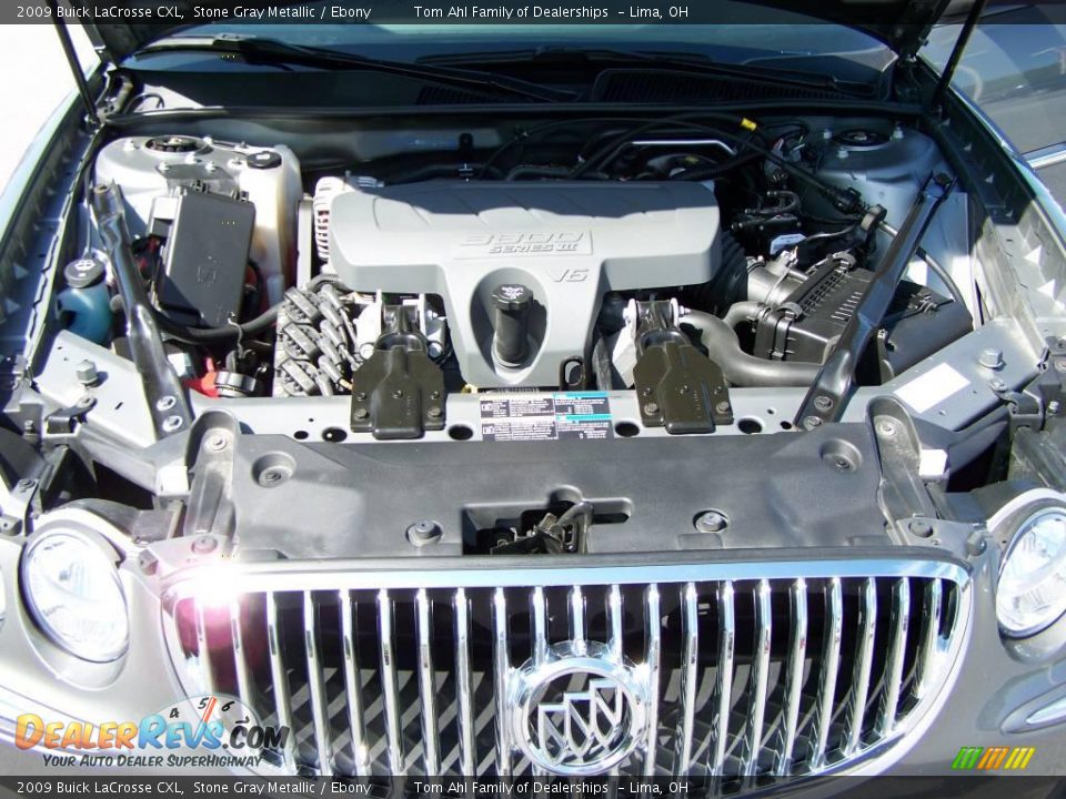 2009 Buick LaCrosse CXL Stone Gray Metallic / Ebony Photo #15