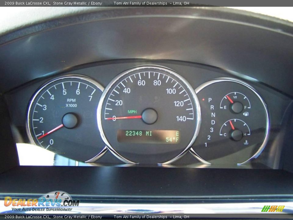 2009 Buick LaCrosse CXL Stone Gray Metallic / Ebony Photo #16