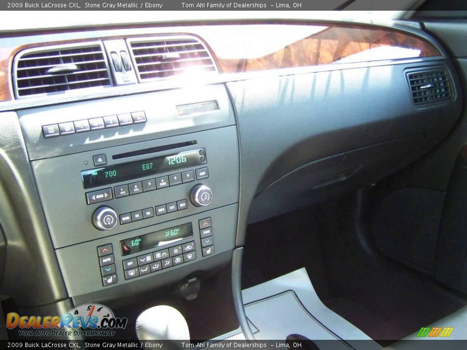 2009 Buick LaCrosse CXL Stone Gray Metallic / Ebony Photo #18