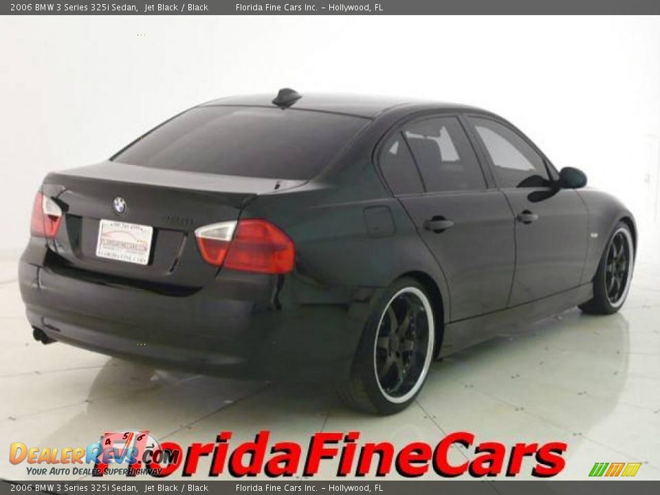 2006 BMW 3 Series 325i Sedan Jet Black / Black Photo #2