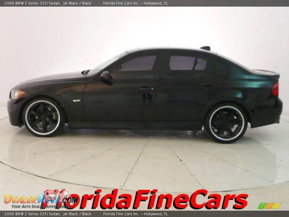 2006 BMW 3 Series 325i Sedan Jet Black / Black Photo #3