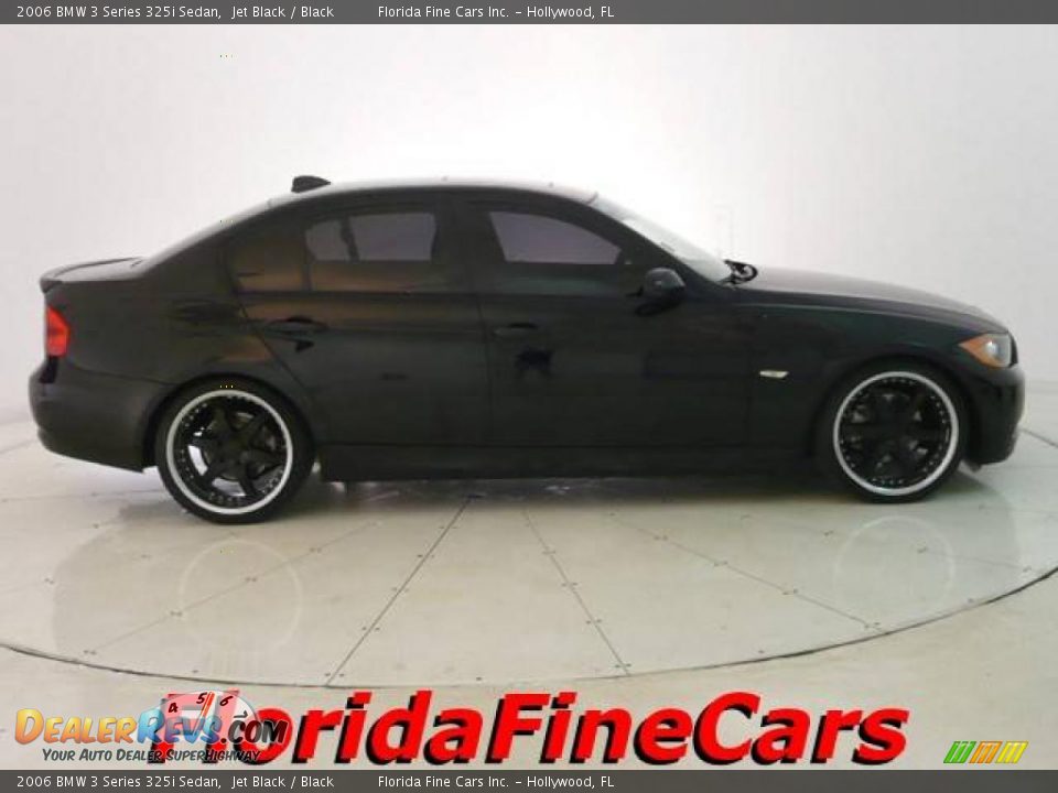 2006 BMW 3 Series 325i Sedan Jet Black / Black Photo #4