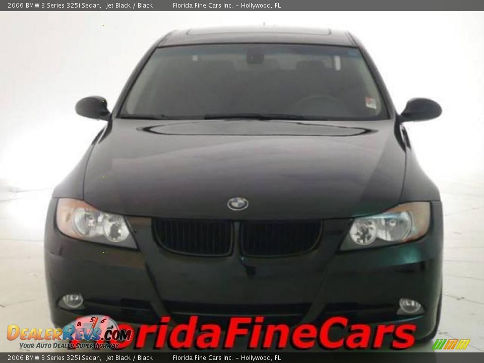 2006 BMW 3 Series 325i Sedan Jet Black / Black Photo #5