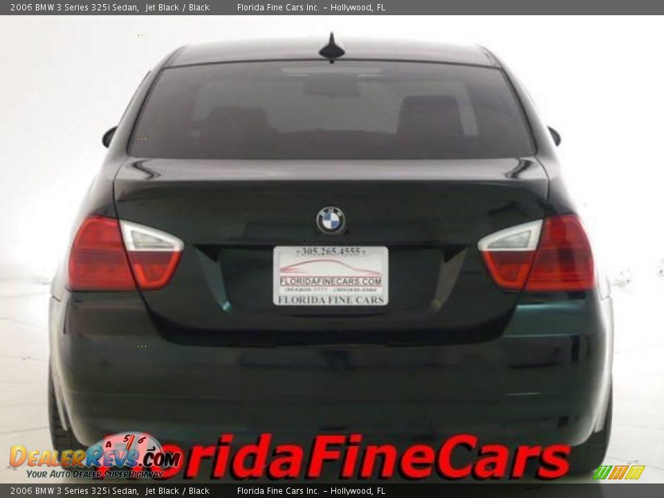 2006 BMW 3 Series 325i Sedan Jet Black / Black Photo #6