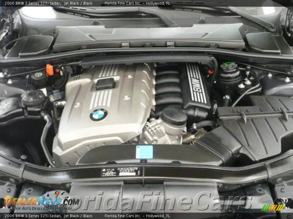 2006 BMW 3 Series 325i Sedan Jet Black / Black Photo #9