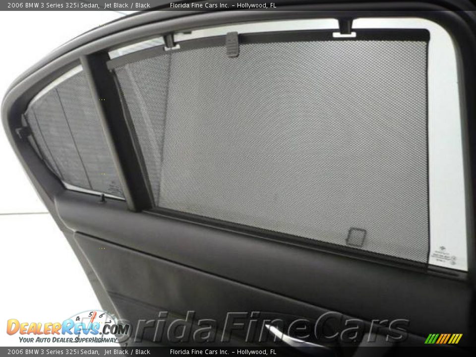2006 BMW 3 Series 325i Sedan Jet Black / Black Photo #11
