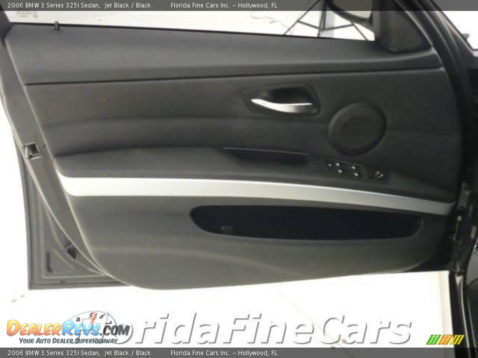 2006 BMW 3 Series 325i Sedan Jet Black / Black Photo #12